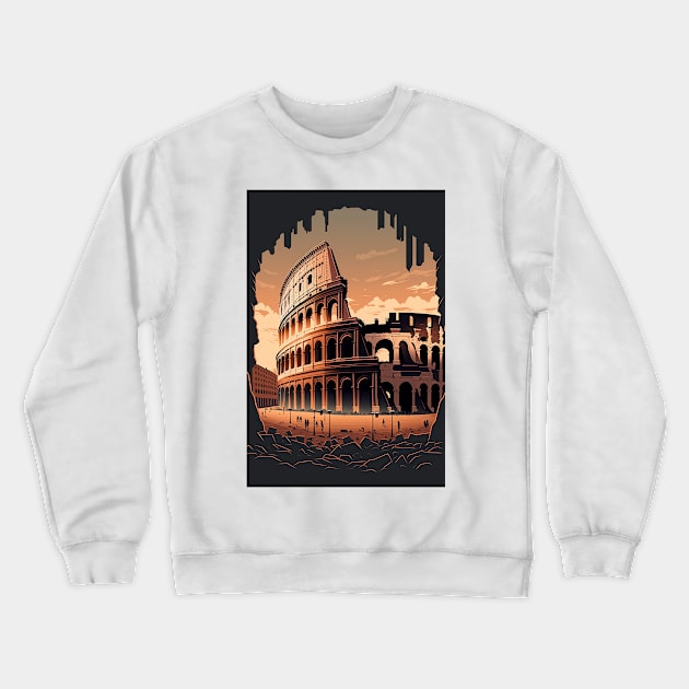 The Colosseum Crewneck Sweatshirt by Abili-Tees